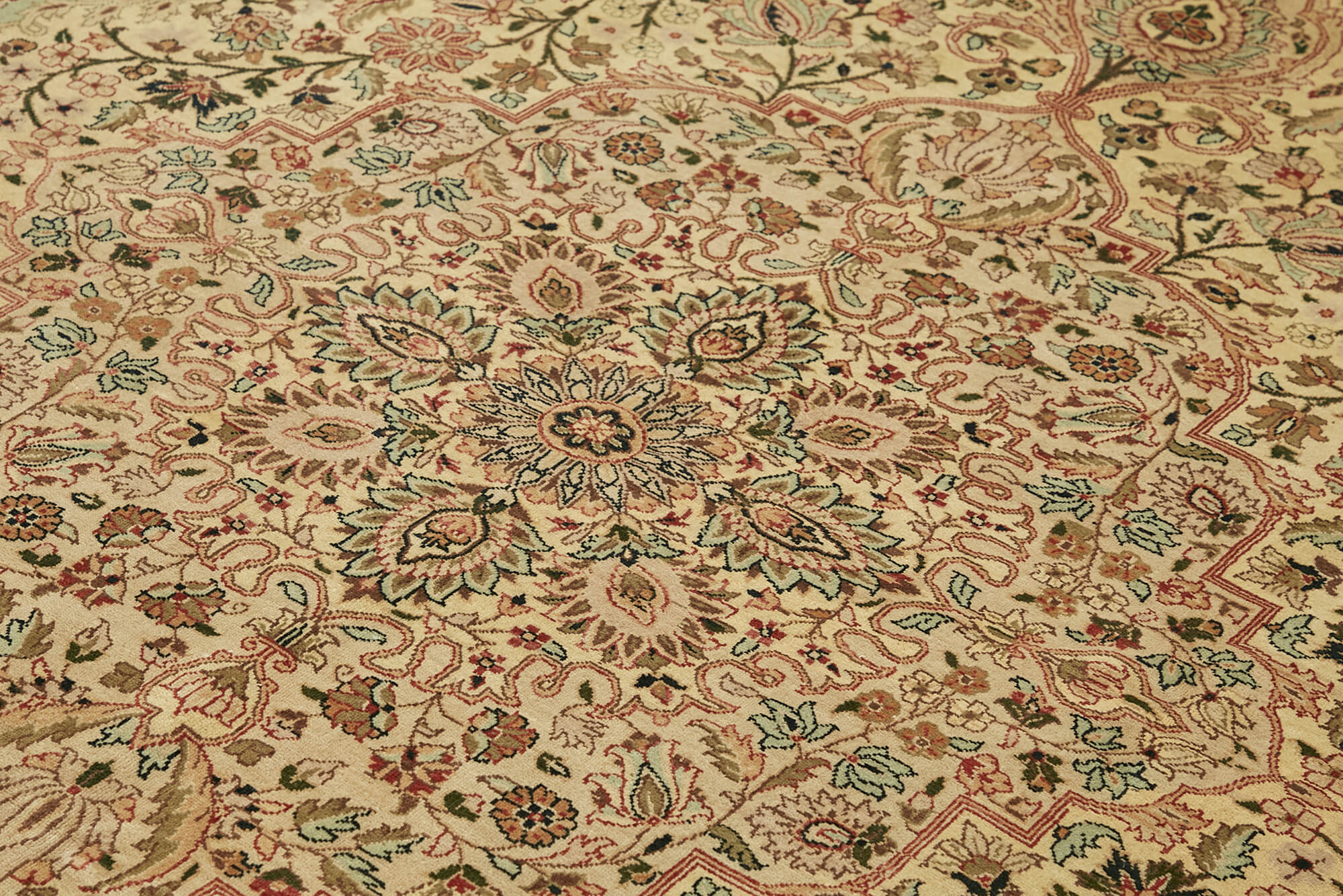 Collection of 8' 0'' x 10' 0'' Hand-Knotted Oushak Rug in a gallery layout