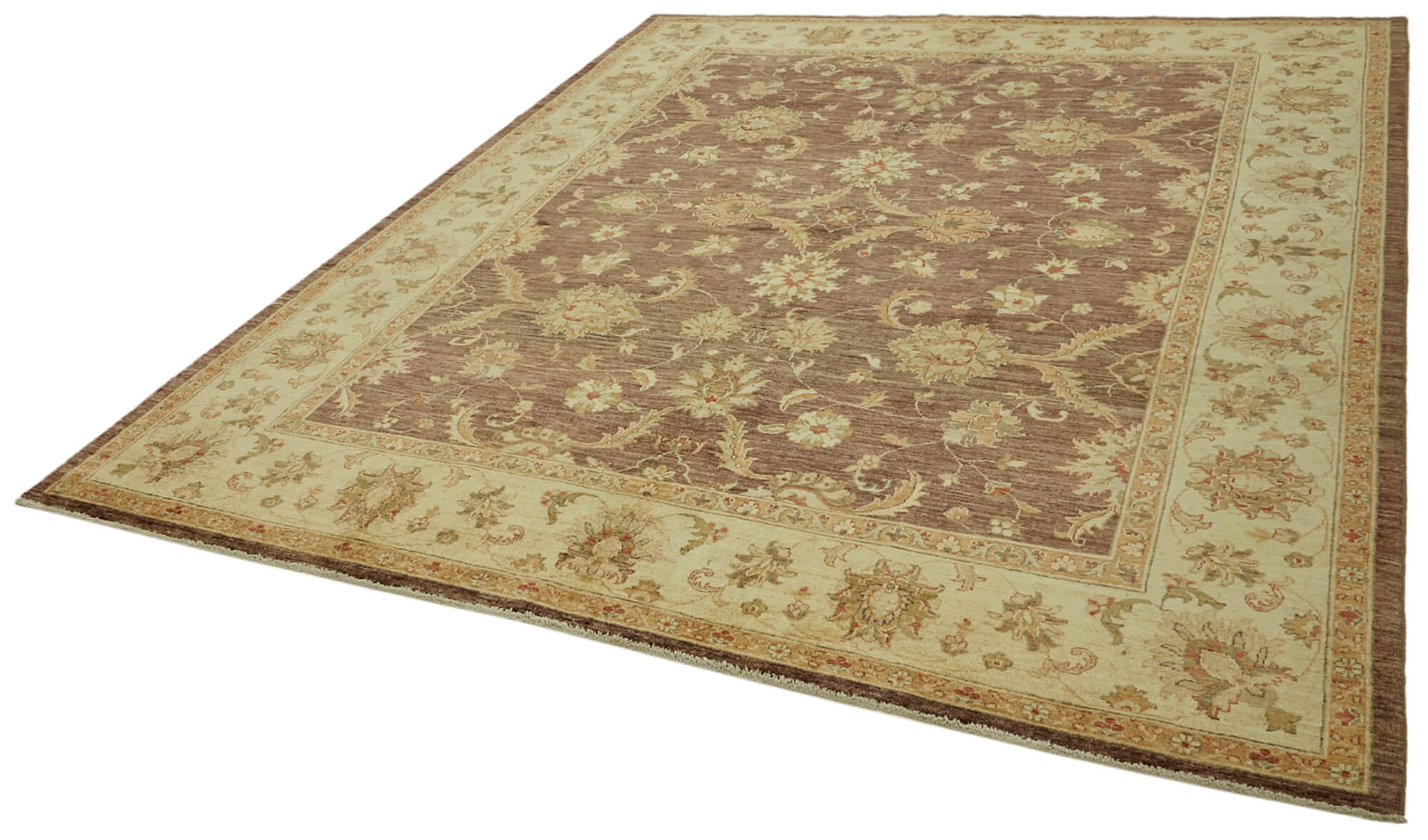 Collection of 8' 1'' x 10' 2'' Hand-Knotted Oushak Rug in a gallery layout