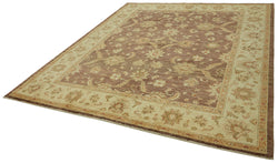 Collection of 8' 1'' x 10' 2'' Hand-Knotted Oushak Rug in a gallery layout