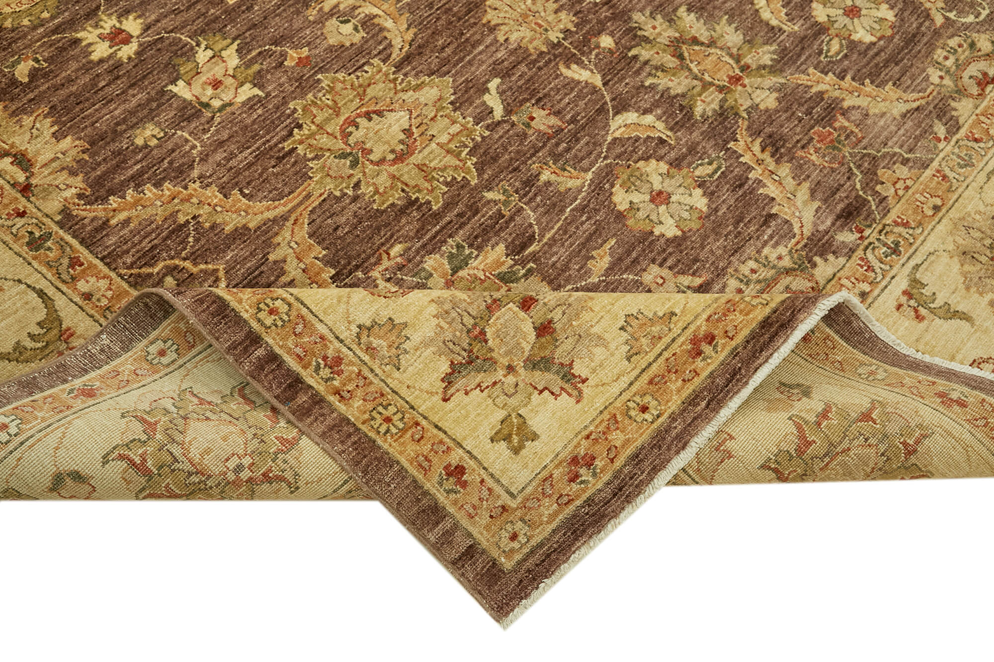 Collection of 8' 1'' x 10' 2'' Hand-Knotted Oushak Rug in a gallery layout