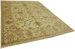 Collection of 8' 0'' x 10' 0'' Hand-Knotted Oushak Rug in a gallery layout