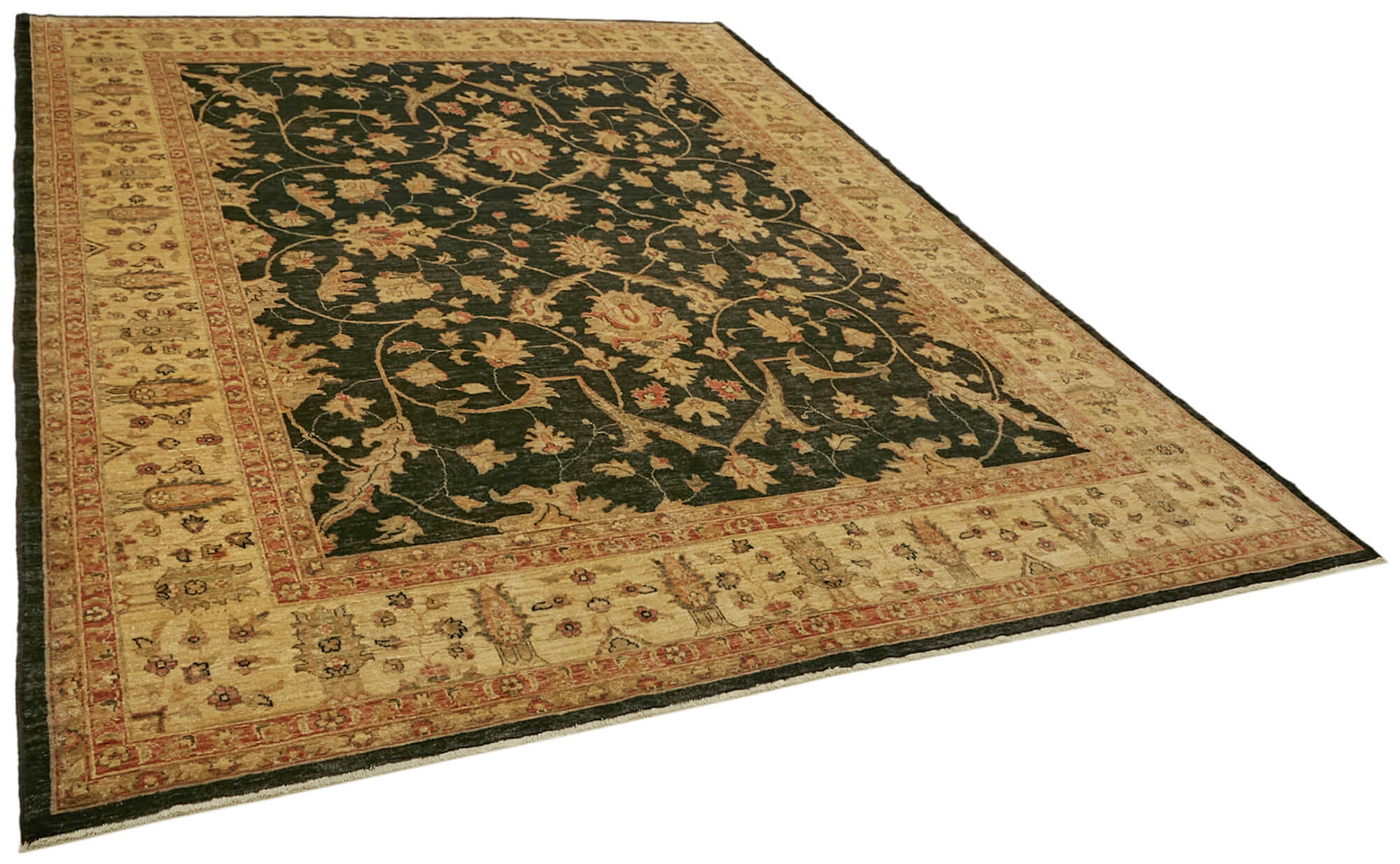 Collection of 8' 2'' x 10' 0'' Hand-Knotted Oushak Rug in a gallery layout