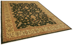 Collection of 8' 2'' x 10' 0'' Hand-Knotted Oushak Rug in a gallery layout