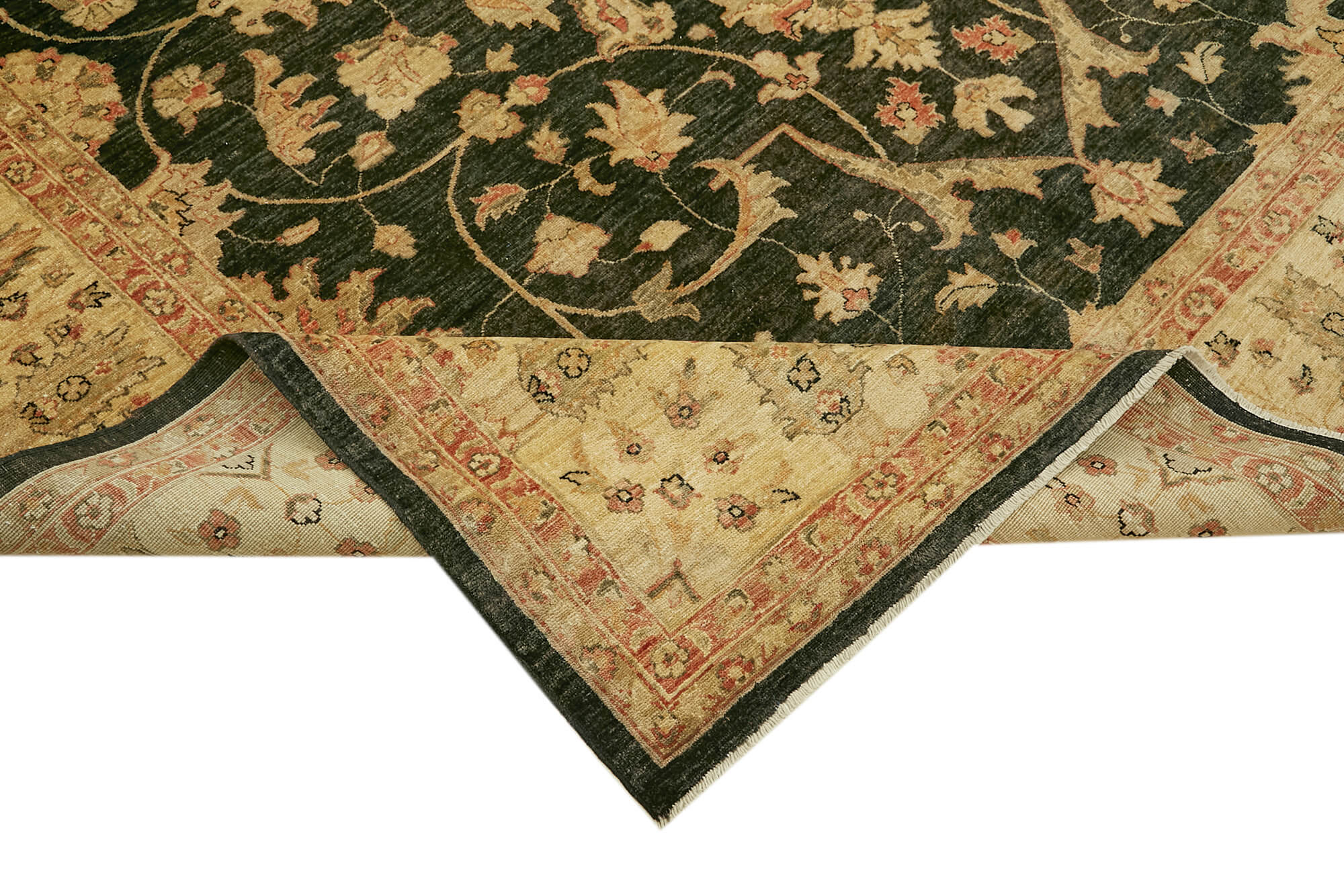 Collection of 8' 2'' x 10' 0'' Hand-Knotted Oushak Rug in a gallery layout