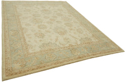 Collection of 8' 3'' x 10' 1'' Hand-Knotted Oushak Rug in a gallery layout