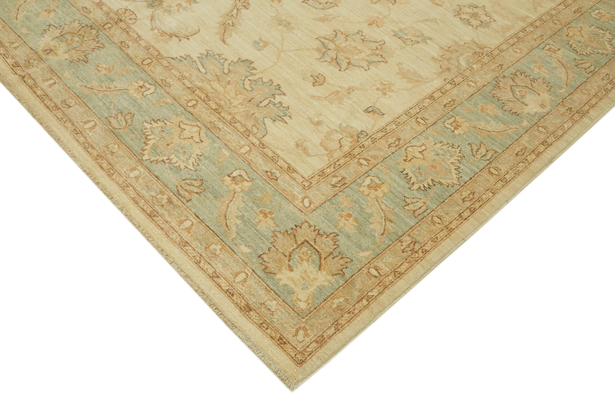 Collection of 8' 3'' x 10' 1'' Hand-Knotted Oushak Rug in a gallery layout