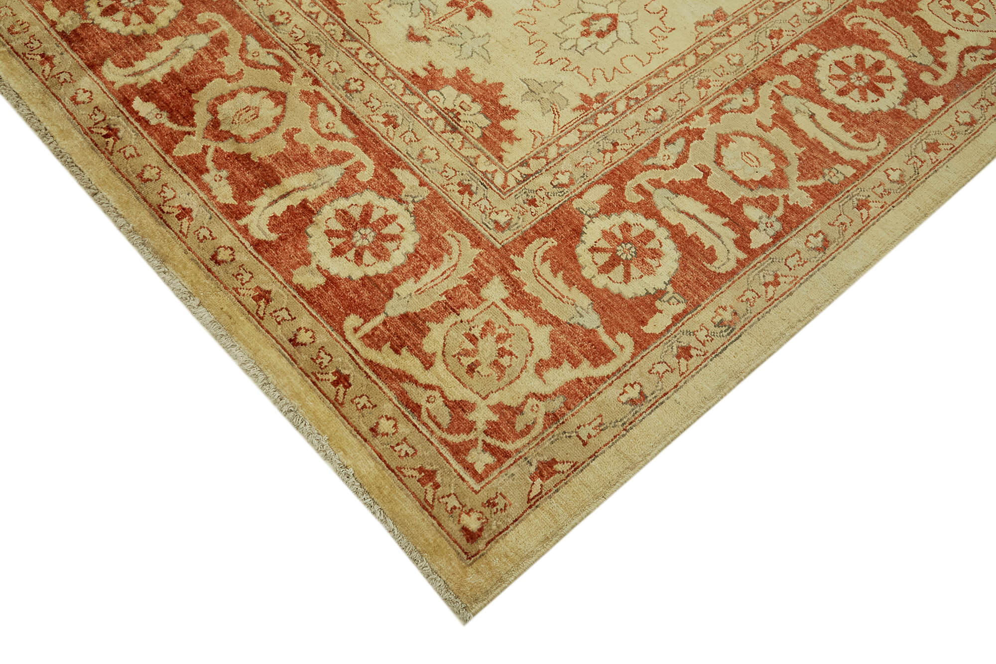 Collection of 9' x 11' 7'' Hand-Knotted Oushak Rug in a gallery layout