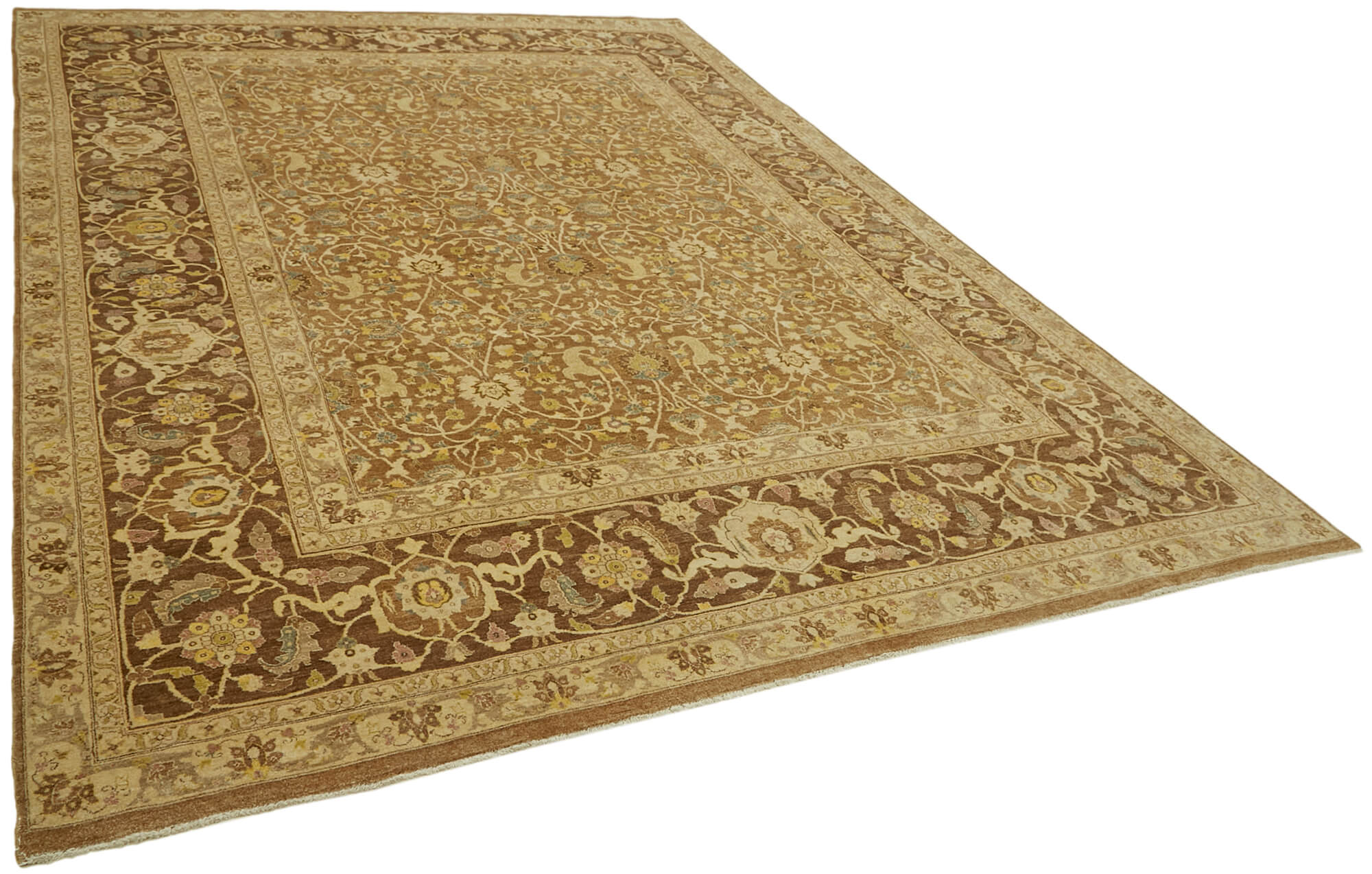 Collection of 8' 5'' x 11' 5'' Hand-Knotted Oushak Rug in a gallery layout