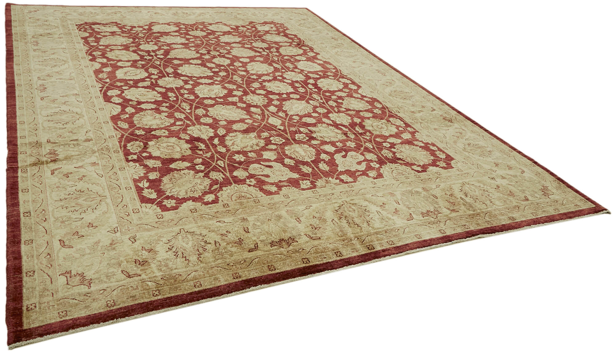 Collection of 9' x 11' 6'' Hand-Knotted Oushak Rug in a gallery layout