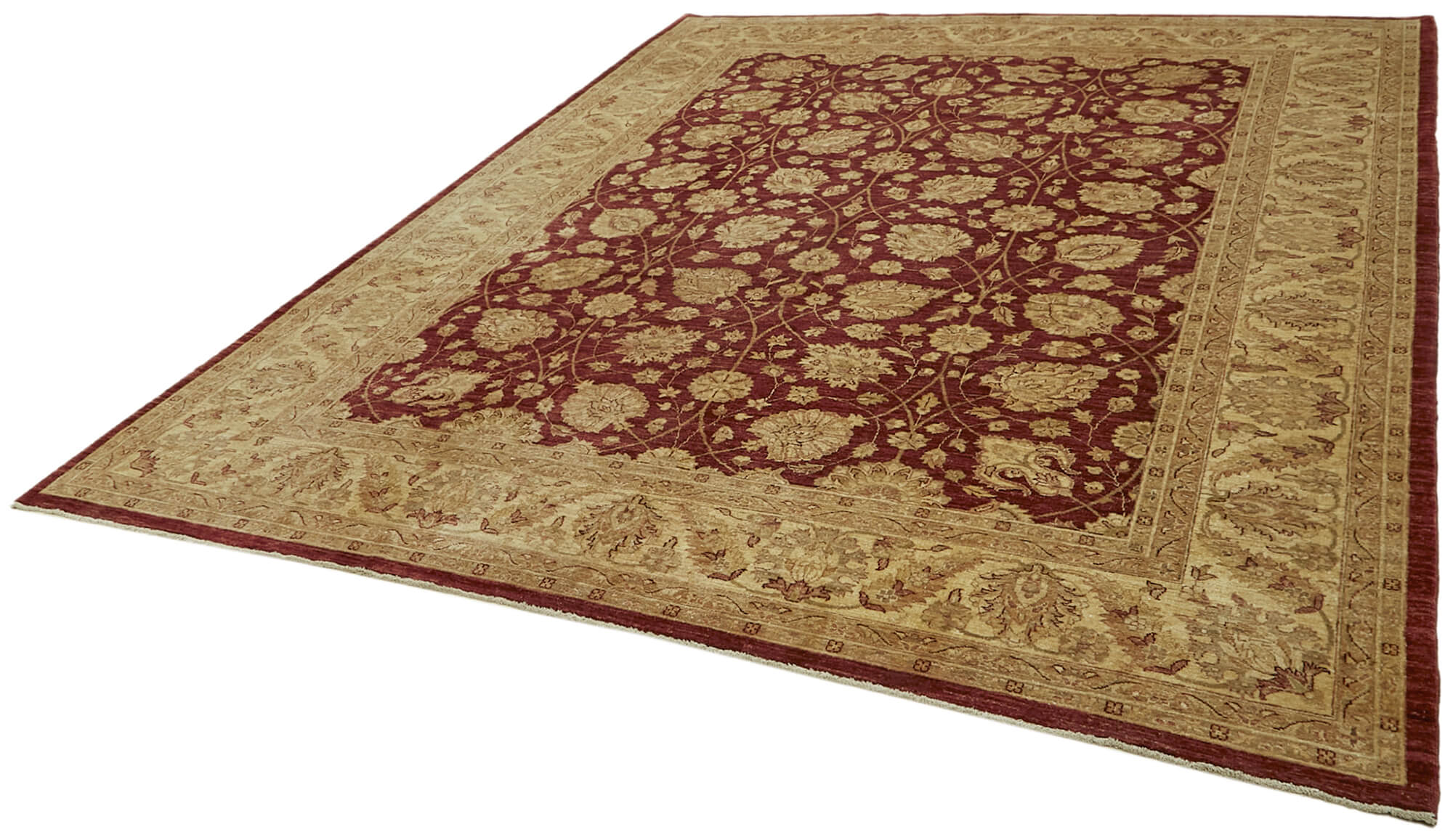 Collection of 9' x 11' 6'' Hand-Knotted Oushak Rug in a gallery layout