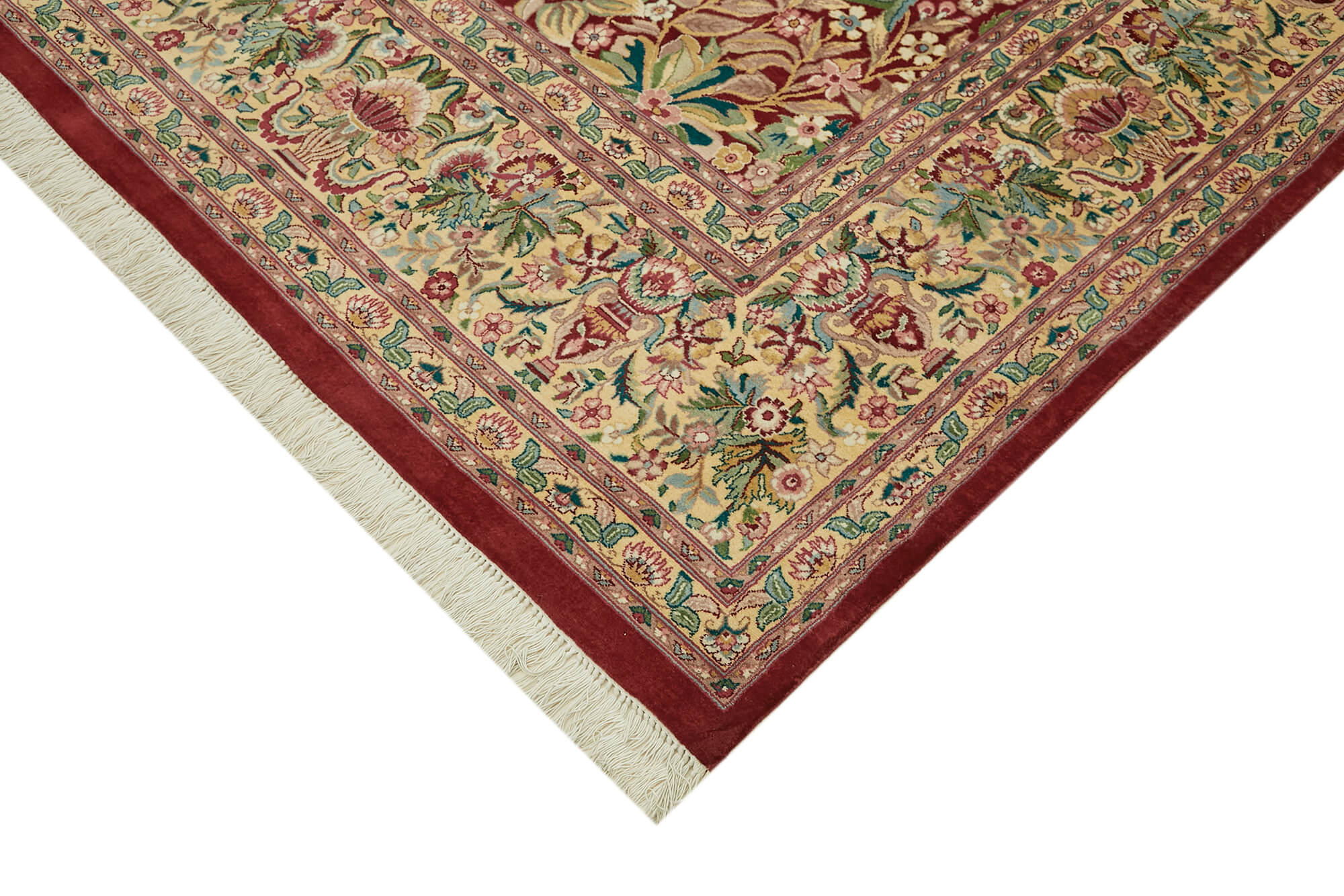 Collection of 8' 11'' x 12' 0'' Hand-Knotted Oushak Rug in a gallery layout