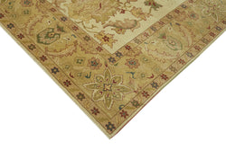 Collection of 8' 11'' x 11' 9'' Hand-Knotted Oushak Rug in a gallery layout