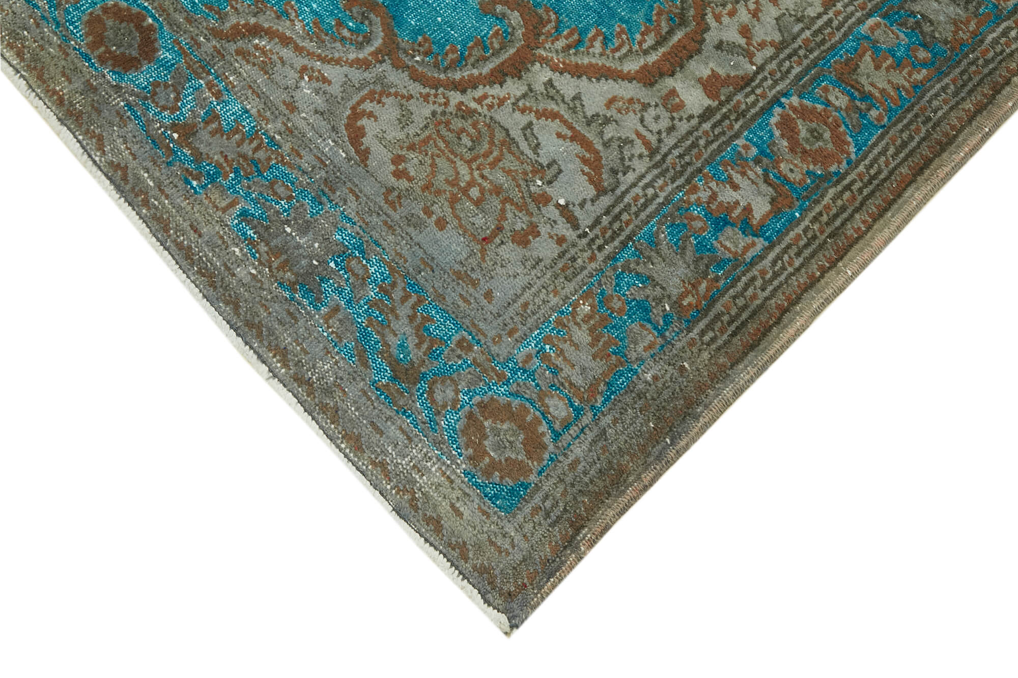 Collection of 5' 1'' x 8' 7'' Turkish Hand Carved Rug in a gallery layout