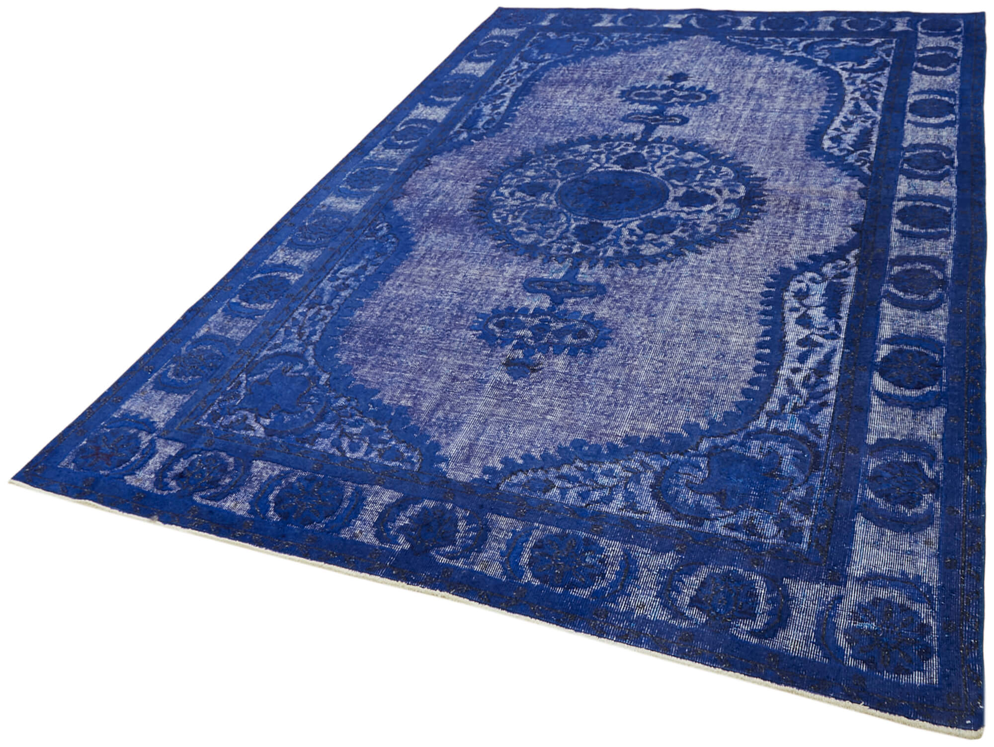 Collection of 6' 10'' x 10' 4'' Turkish Hand Carved Rug in a gallery layout