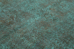 Collection of 9' 7'' x 12' 8'' Turquoise Handmade Persian Rug in a gallery layout