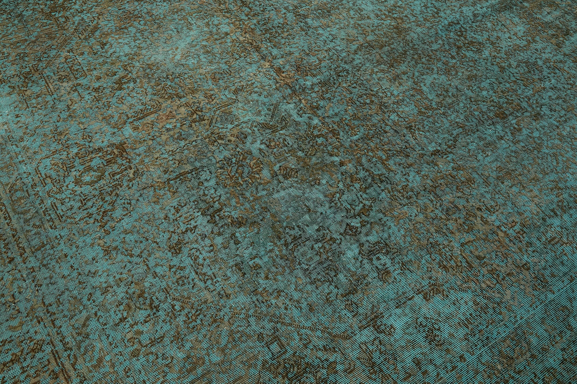 Collection of 7' 7'' x 10' 6'' Turquoise Hand-Knotted Large Area Rug in a gallery layout