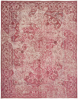 Collection of 9' 5'' x 11' 10'' Pink Handmade Large Area Rug in a gallery layout