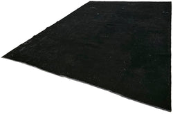 Collection of 9' 6'' x 12' 8'' Black Handmade Large Area Rug in a gallery layout