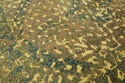 Collection of 9' 1'' x 12' 2'' Yellow Hand-Knotted Persian Rug in a gallery layout