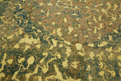 Collection of 9' 1'' x 12' 2'' Yellow Hand-Knotted Persian Rug in a gallery layout