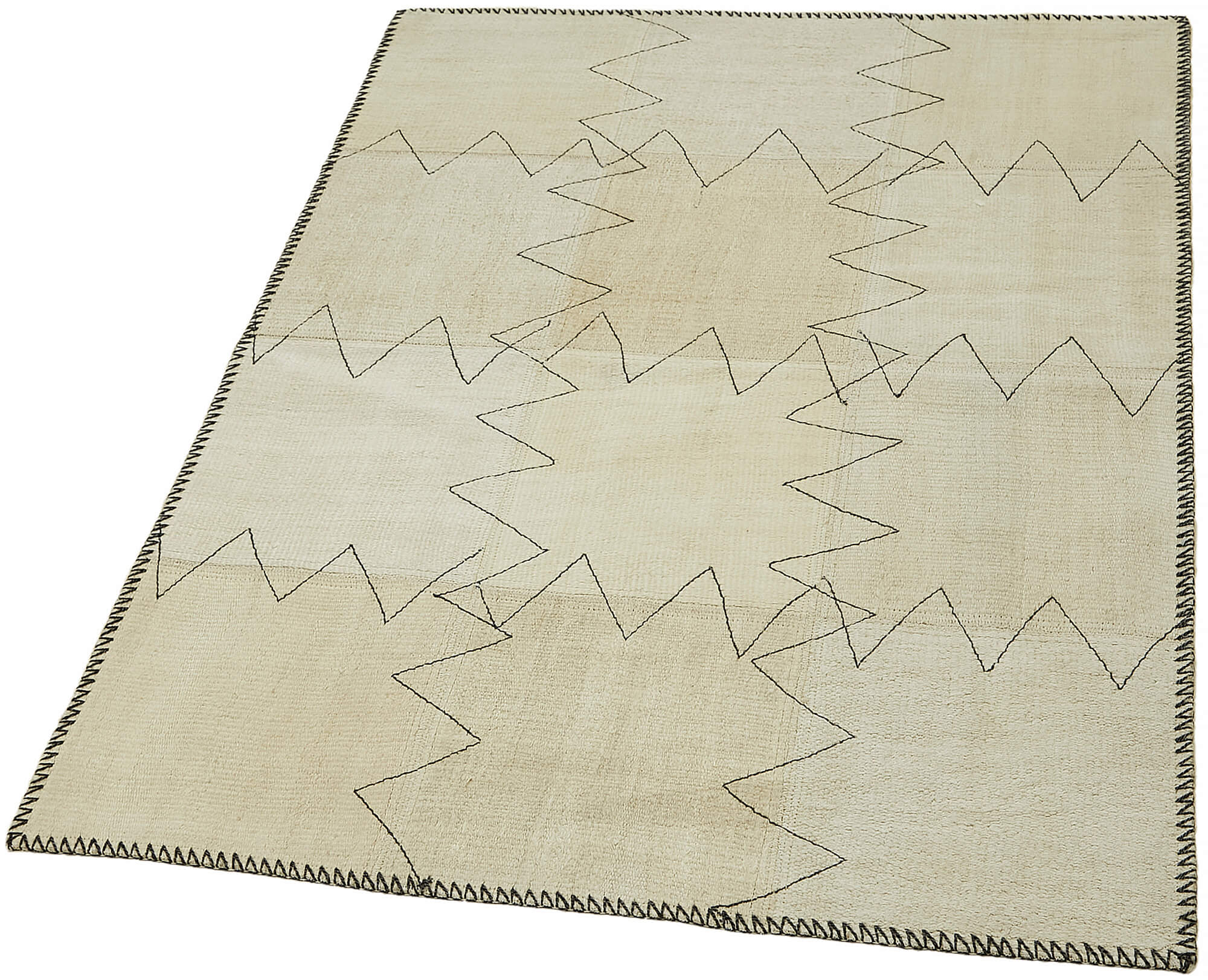 Collection of 3' 1'' x 4' 2'' Turkish Hemp Kilim Rug in a gallery layout