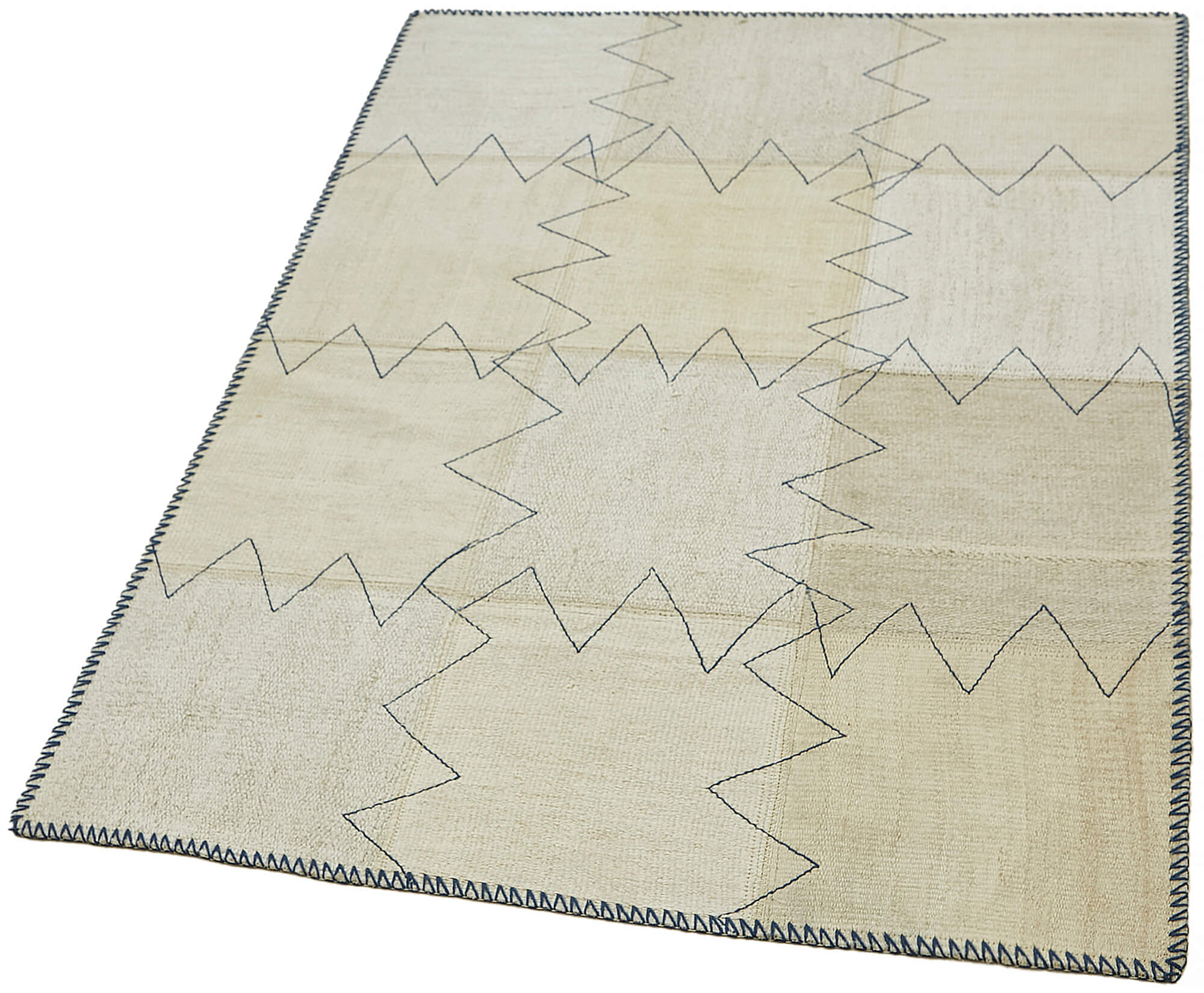 Collection of 3' 1'' x 4' 2'' Turkish Hemp Kilim Rug in a gallery layout