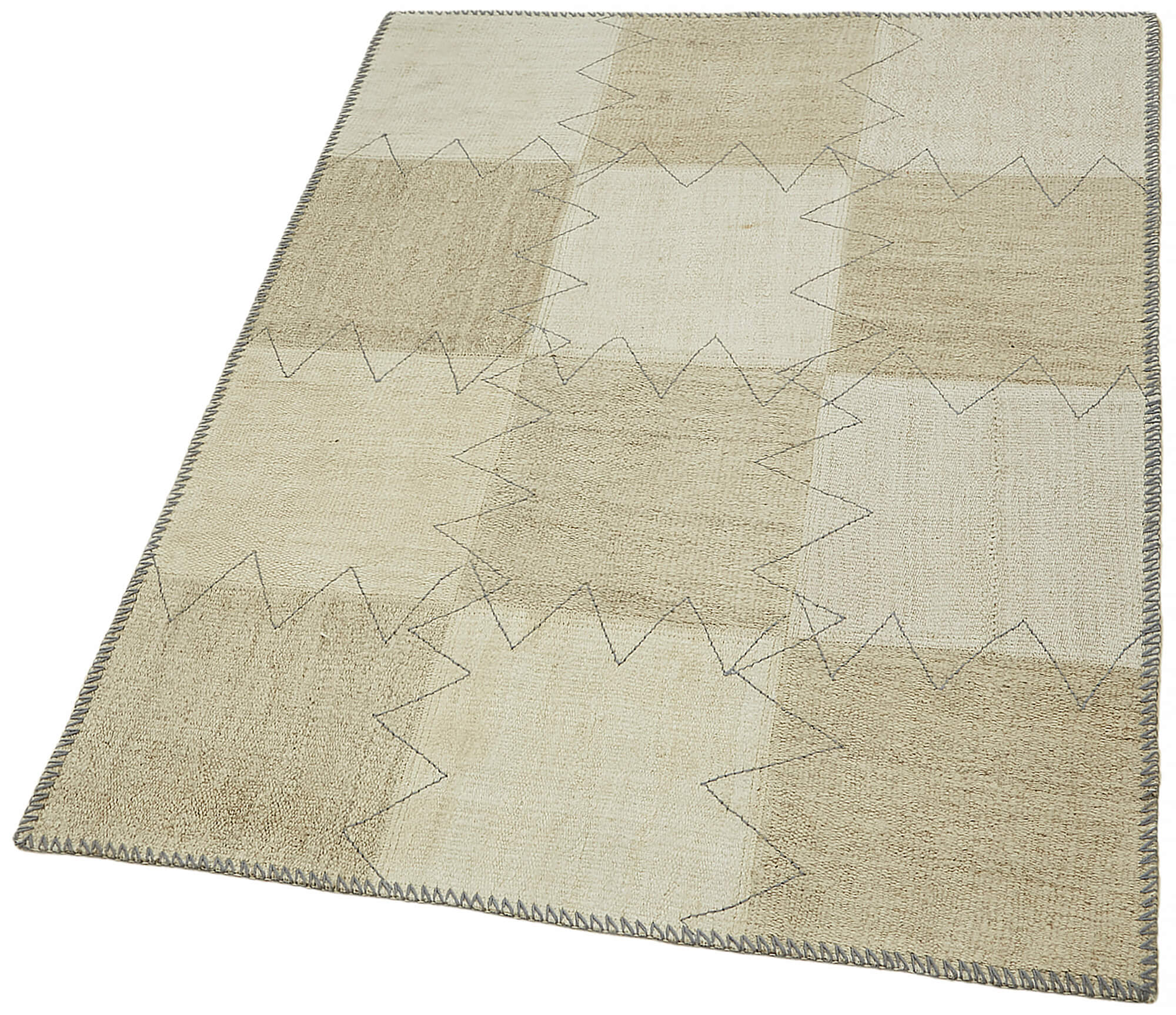 Collection of 3' 1'' x 4' 2'' Turkish Hemp Kilim Rug in a gallery layout