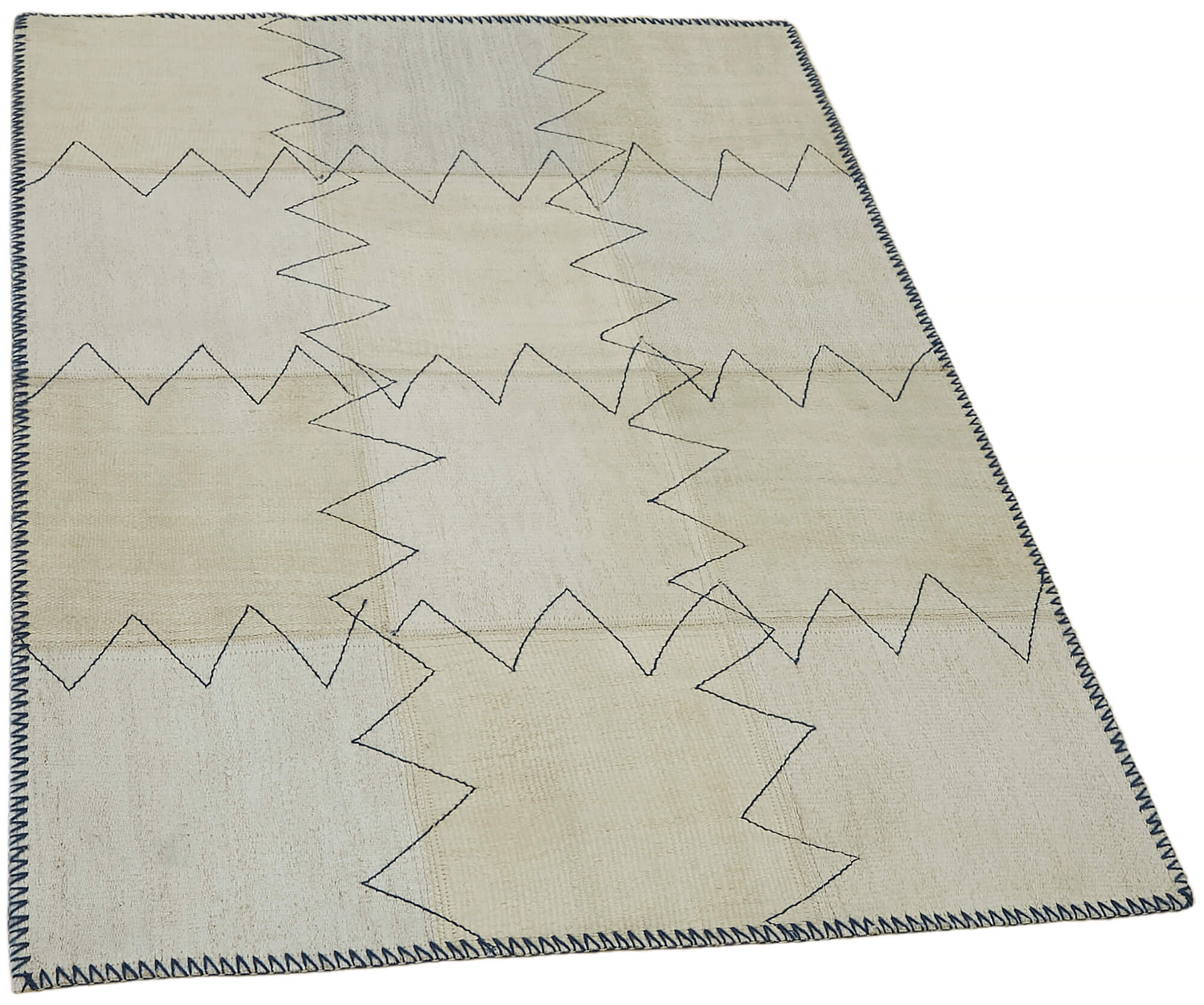 Collection of 3' 1'' x 4' 2'' Turkish Hemp Kilim Rug in a gallery layout