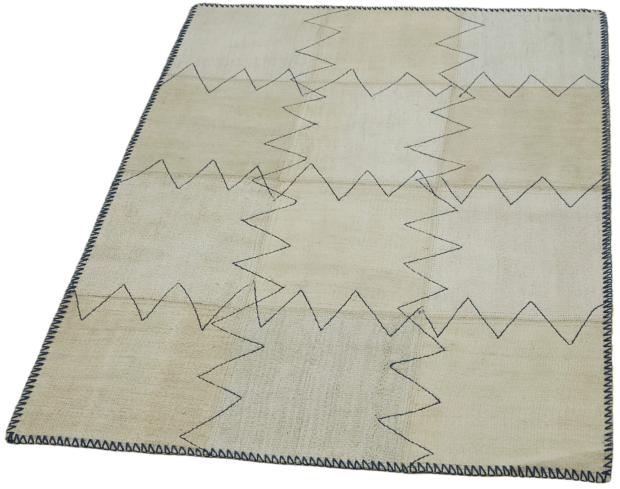 Collection of 3' 1'' x 4' 2'' Turkish Hemp Kilim Rug in a gallery layout