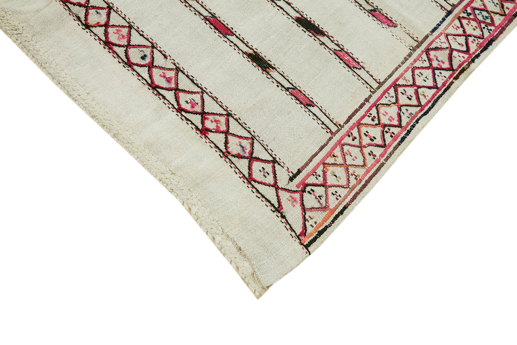 Collection of 5' 6'' x 9' 10'' Turkish Hemp Kilim Rug in a gallery layout