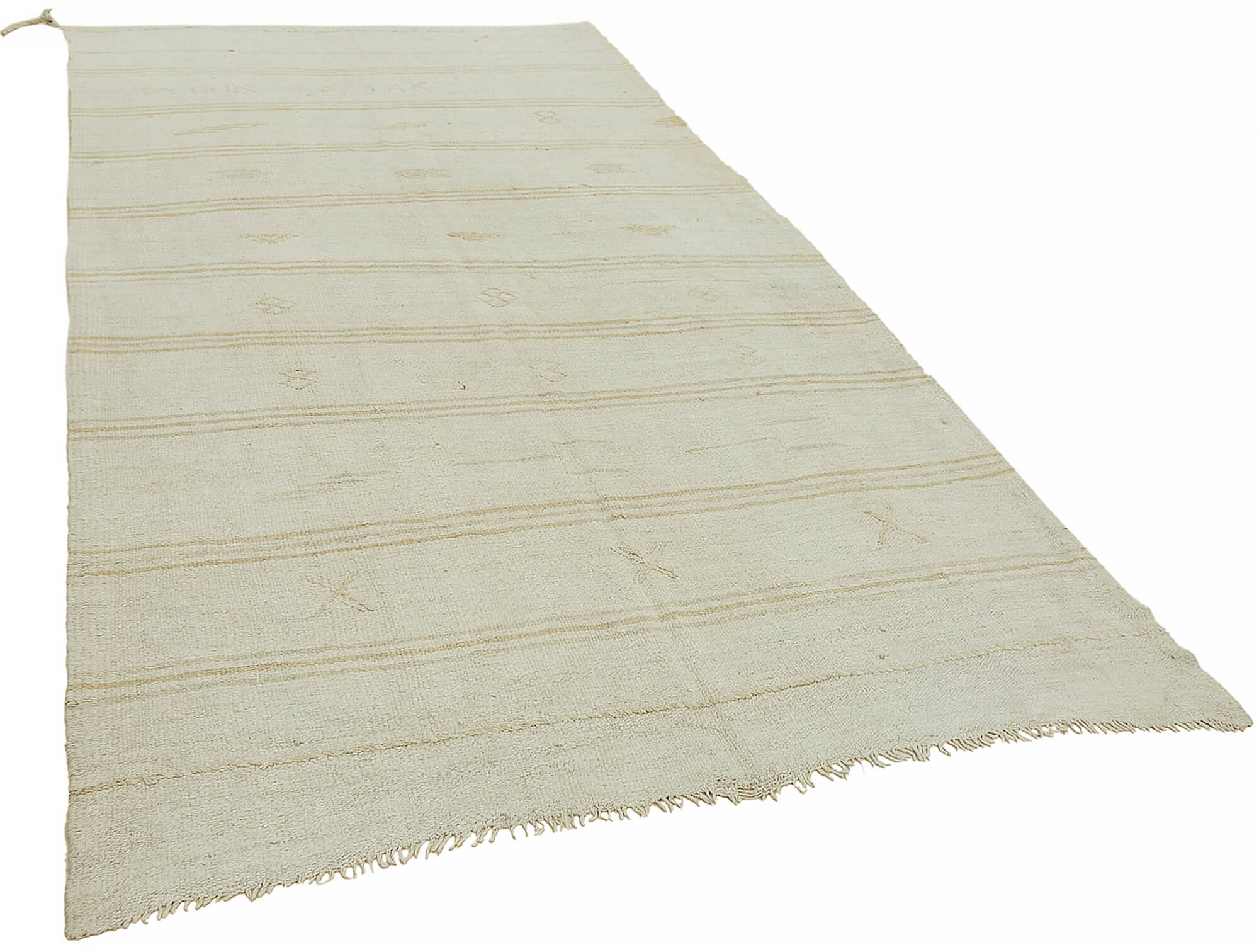 Collection of 5' 8'' x 10' 6'' Turkish Hemp Kilim Rug in a gallery layout