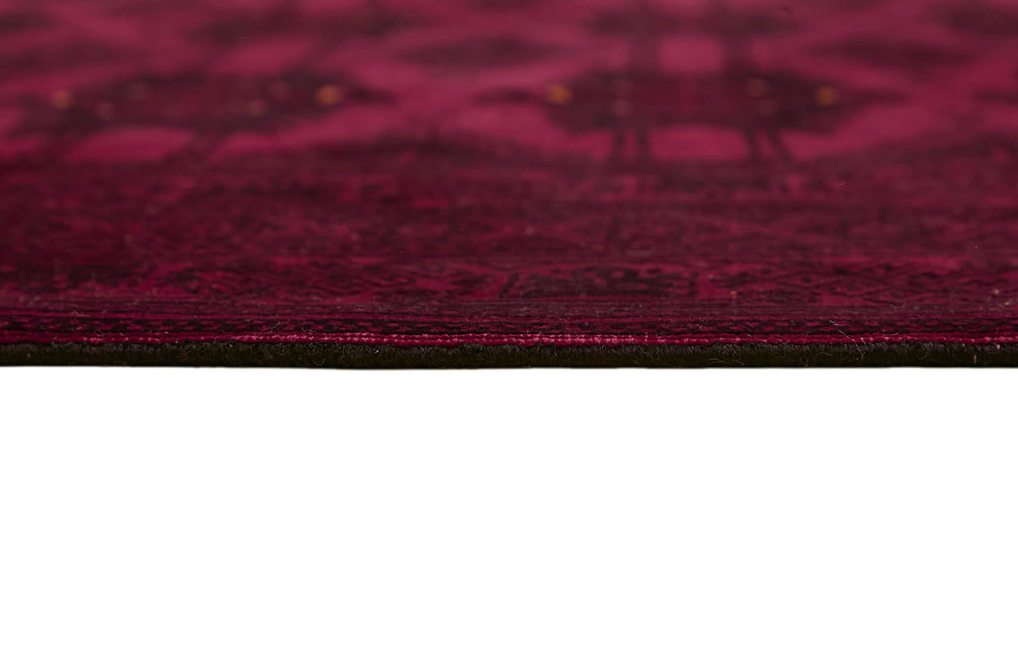 Collection of 7' 8'' x 11' 5'' Fuchsia Hand-Knotted Persian Rug in a gallery layout