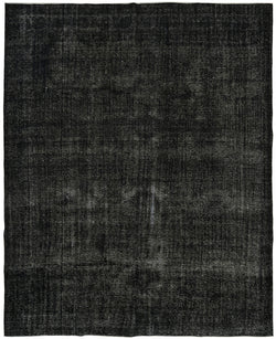 Collection of 10' 4'' x 12' 8'' Black Hand-Knotted Persian Rug in a gallery layout