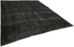 Collection of 10' 4'' x 12' 8'' Black Hand-Knotted Persian Rug in a gallery layout