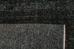 Collection of 9' 2'' x 12' 4'' Black Hand-Knotted Persian Rug in a gallery layout