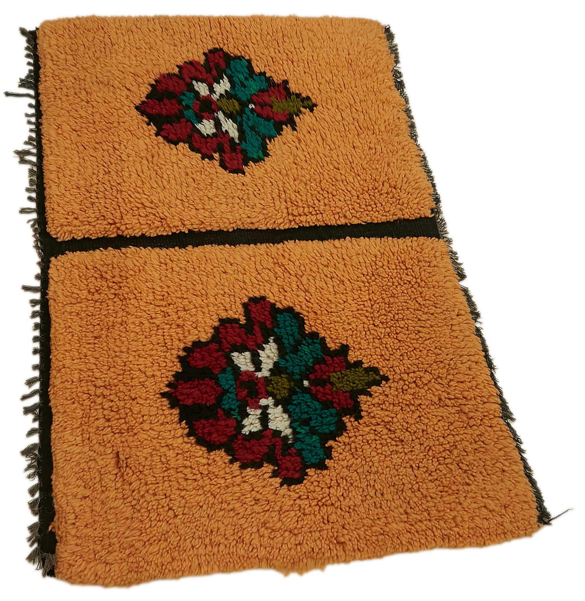 Collection of 3' 1'' x 3' 5'' Vintage Tulu Rug in a gallery layout