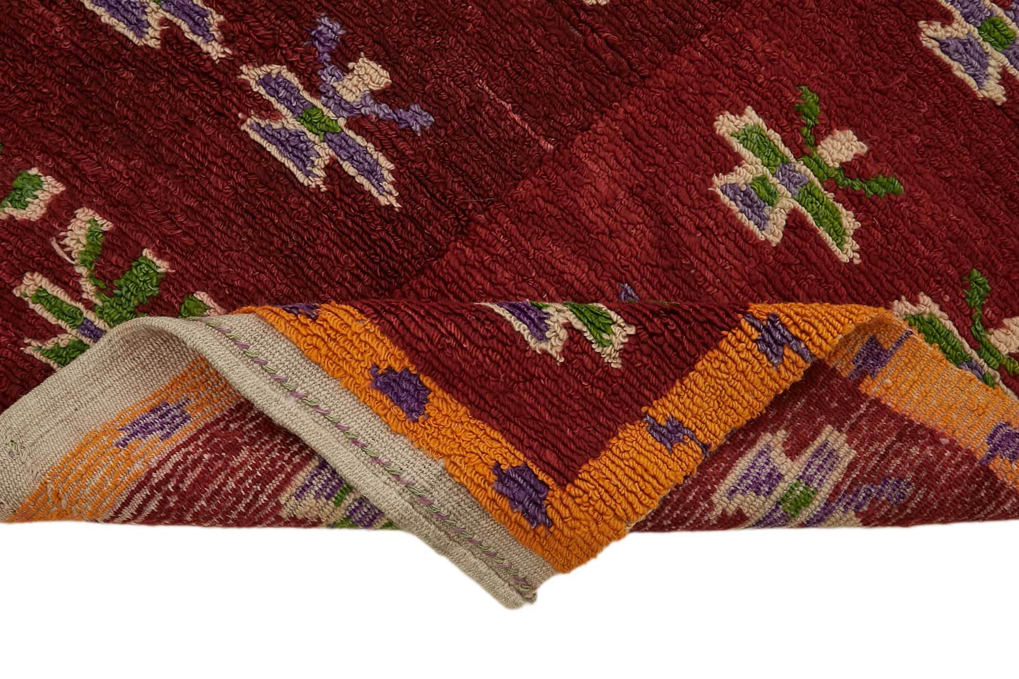 Collection of 3' 5'' x 4' 7'' Vintage Tulu Rug in a gallery layout