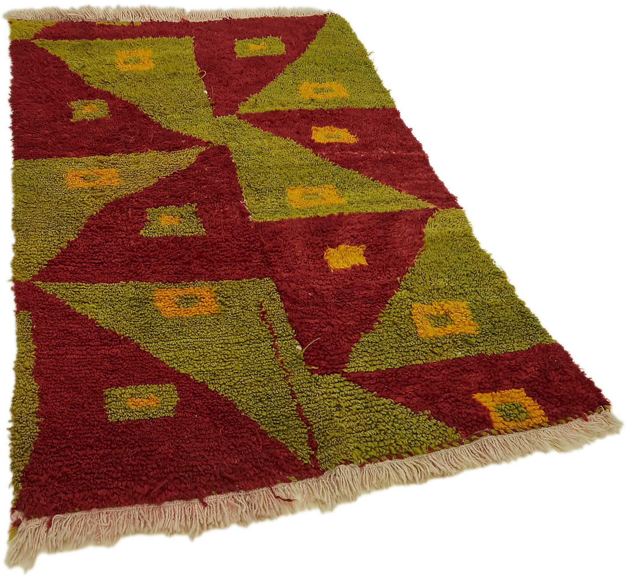 Collection of 3' 2'' x 5' Vintage Tulu Rug in a gallery layout