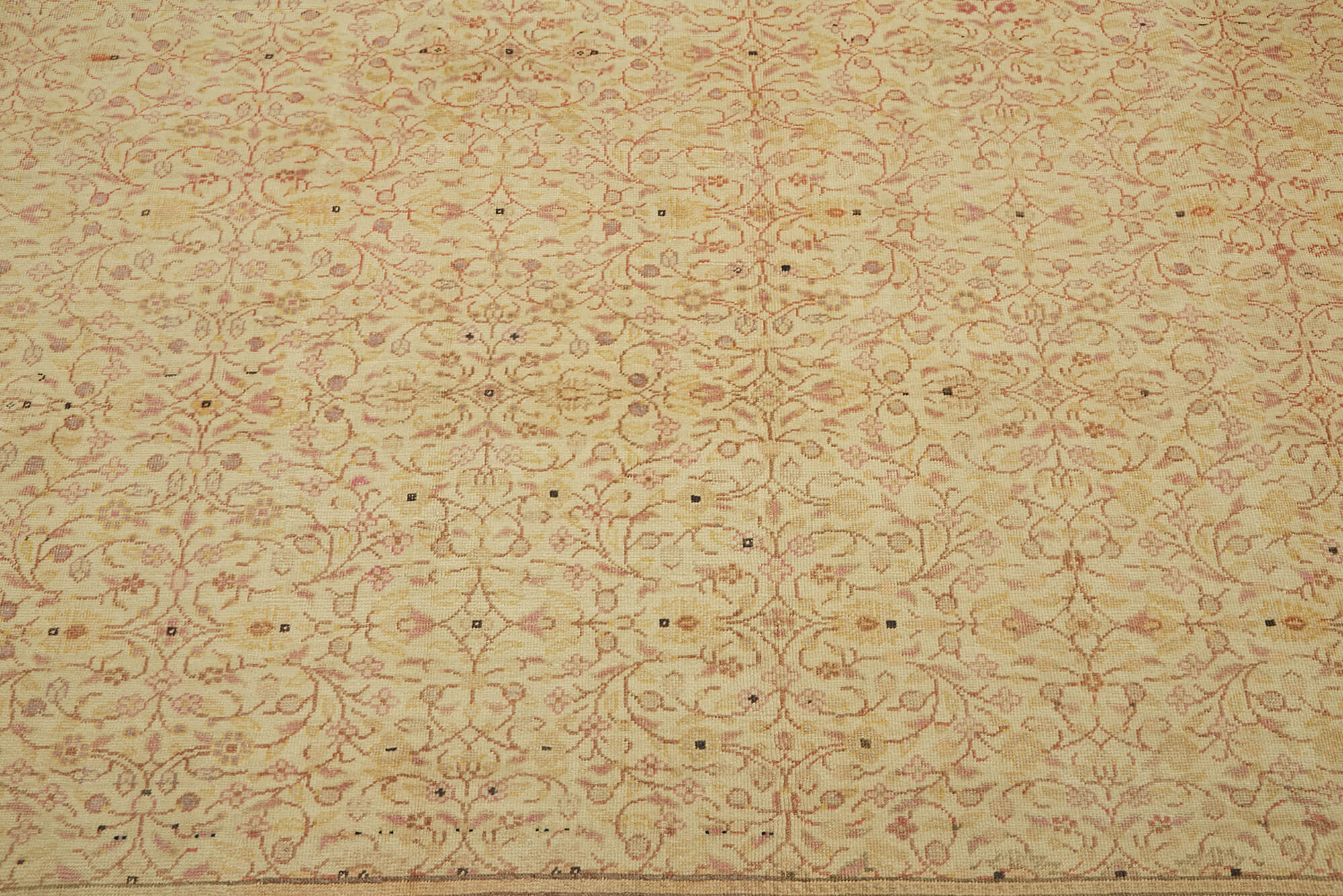 Collection of 9' 8'' x 14' 4'' Persian Vintage Hand-Knotted Rug in a gallery layout