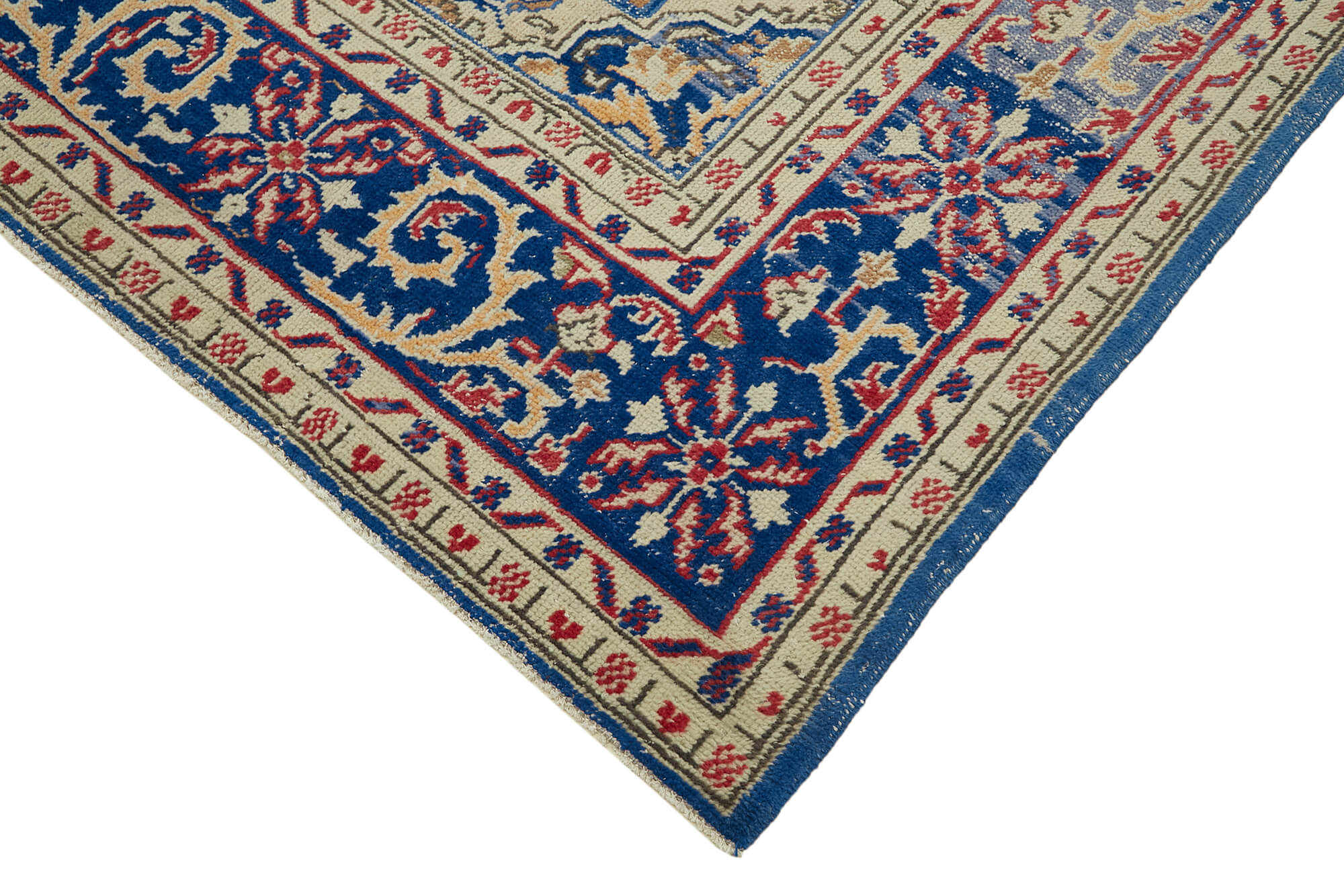 Collection of 8' 11'' x 11' 11'' Persian Vintage Hand-Knotted Rug in a gallery layout