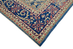 Collection of 8' 11'' x 11' 11'' Persian Vintage Hand-Knotted Rug in a gallery layout