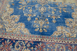 Collection of 8' 11'' x 11' 11'' Persian Vintage Hand-Knotted Rug in a gallery layout