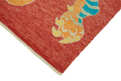 Collection of 5' x 6' 8'' Handmade Tiger Rug in a gallery layout