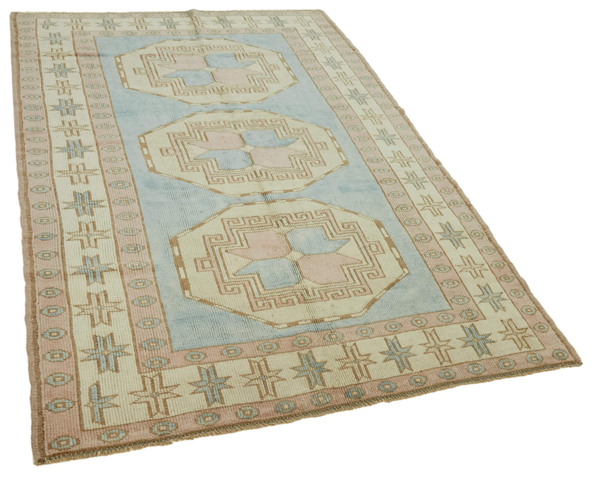 Collection of 4' 10'' x 7' 6'' Handmade Anatolian Rug in a gallery layout