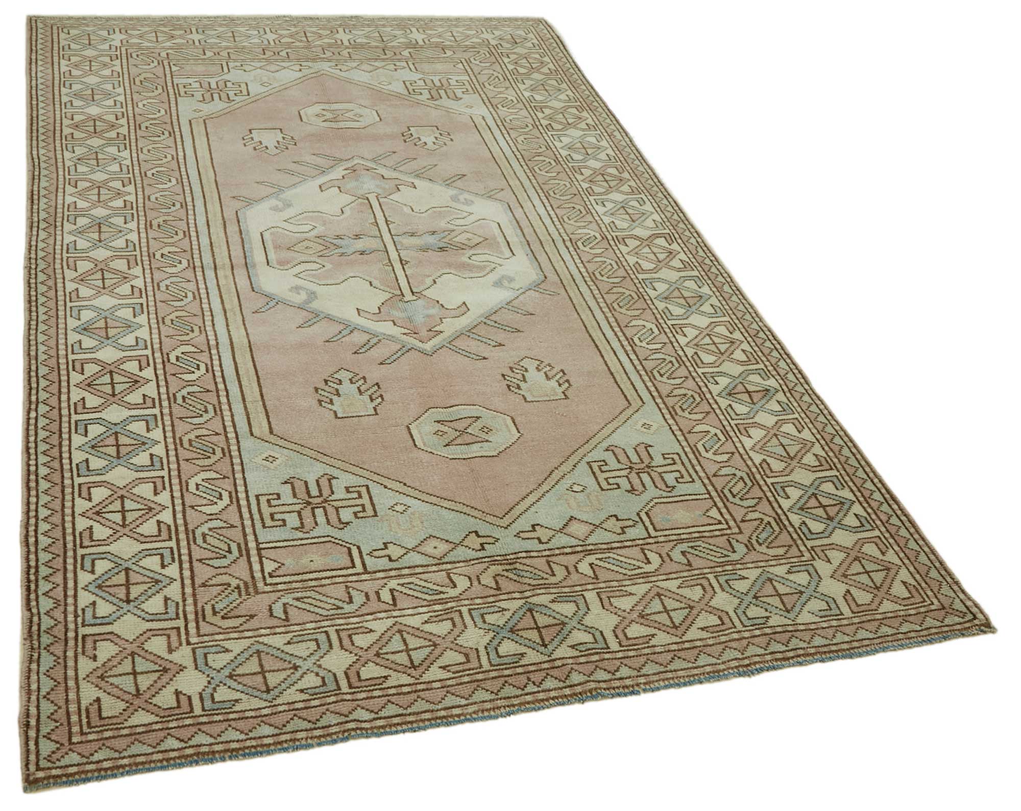 Collection of 4' 9'' x 7' 8'' Handmade Anatolian Rug in a gallery layout