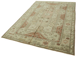 Collection of 6' 5'' x 9' 4'' Handmade Anatolian Rug in a gallery layout