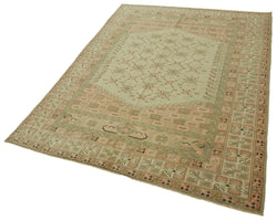 Collection of 5' 11'' x 8' 6'' Handmade Anatolian Rug in a gallery layout