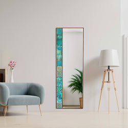 Collection of Patrick Handmade Natural Stone Long Dressing Mirror in a gallery layout